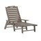Flash Furniture Monterey 3-Pc Adirondack Set w/2 Adjustable HDPE Loungers w/Cup Holders and 2-Tier Side Table, Brwn LE-HMP-2017-2-T1517H-BR-GG - alternate 3